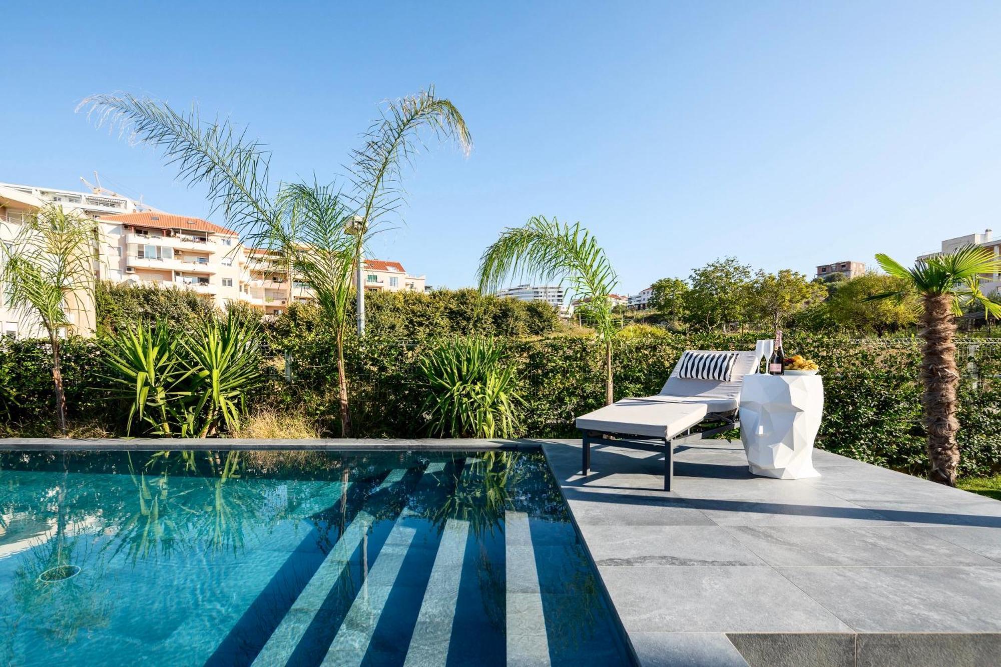 New Luxury Apartment With Private Heated Pool And Amazing Terrace With Seaview Split Eksteriør billede