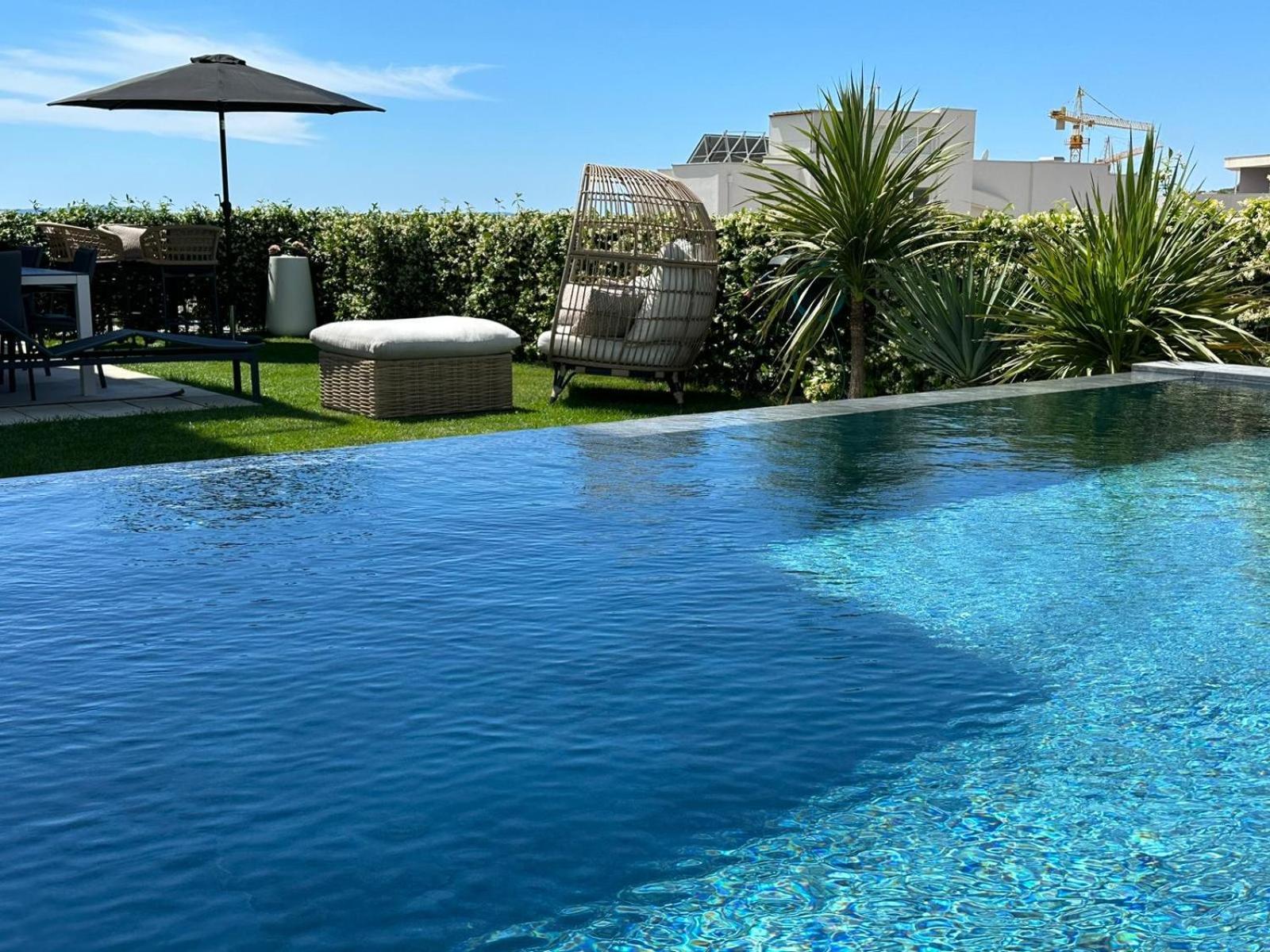 New Luxury Apartment With Private Heated Pool And Amazing Terrace With Seaview Split Eksteriør billede