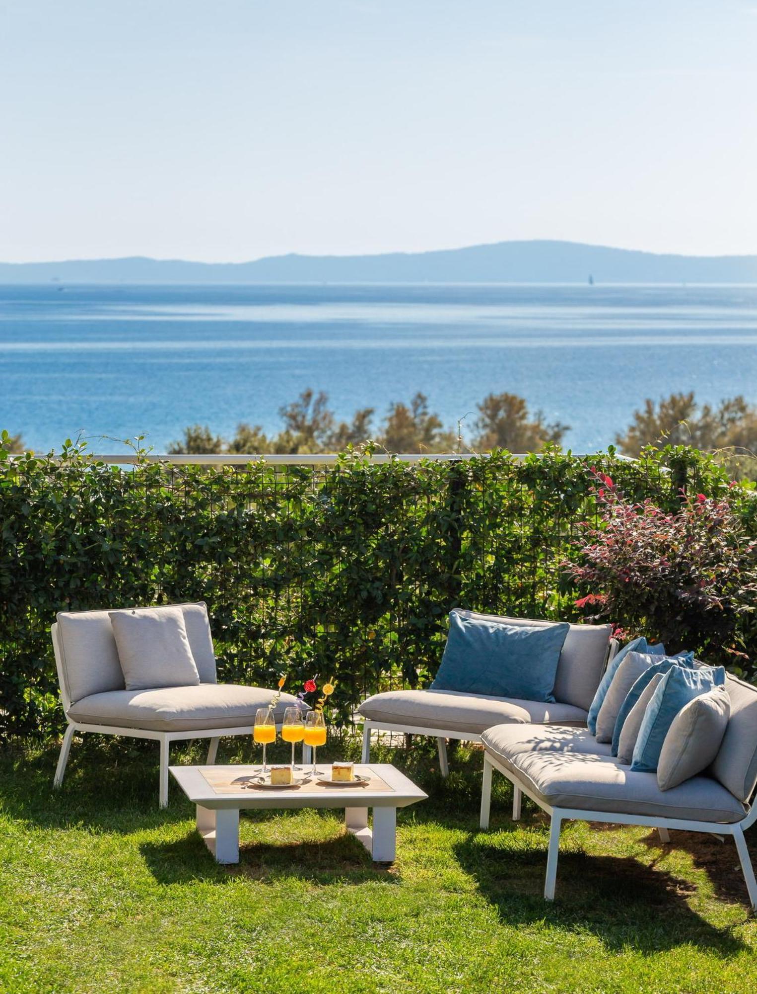 New Luxury Apartment With Private Heated Pool And Amazing Terrace With Seaview Split Eksteriør billede